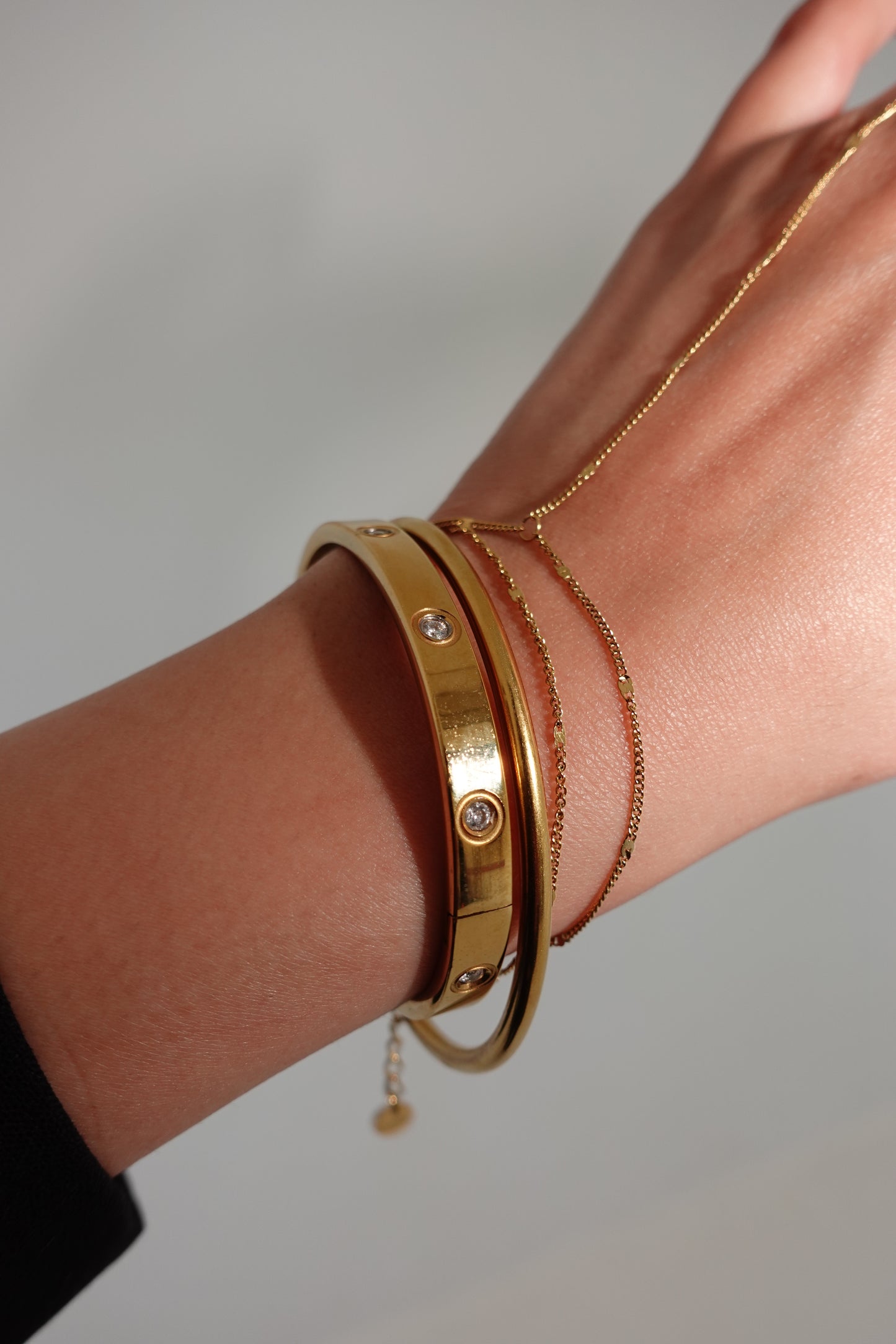 Amour Bangle Gold & Silver