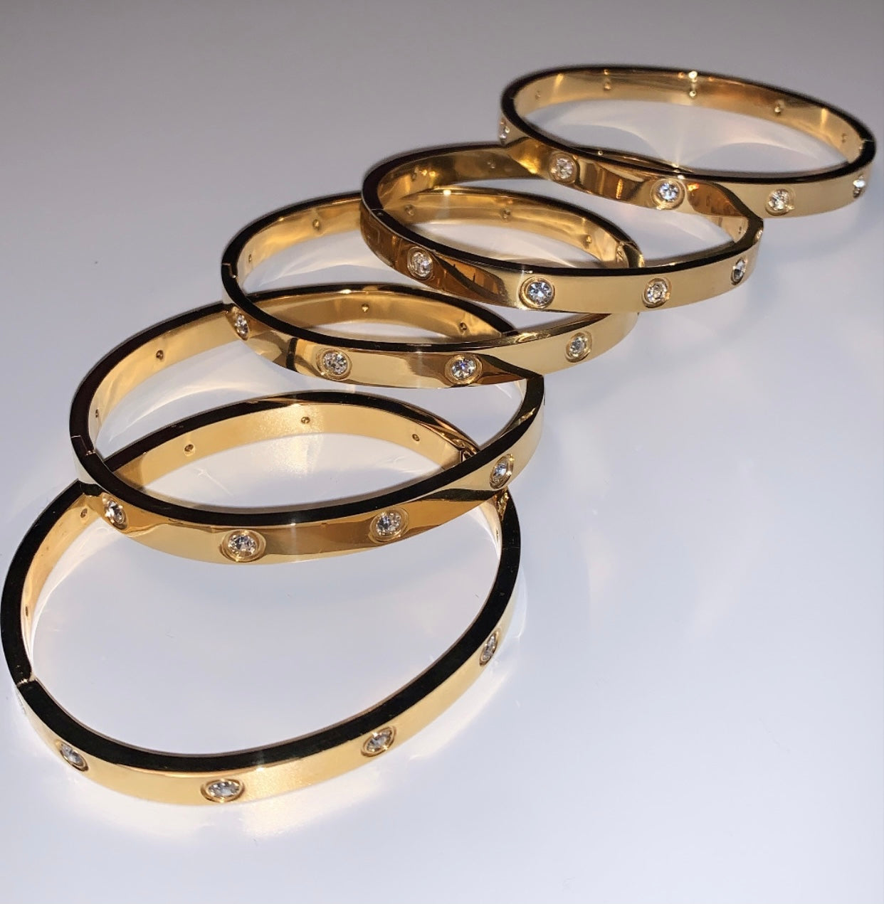 Amour Bangle Gold & Silver