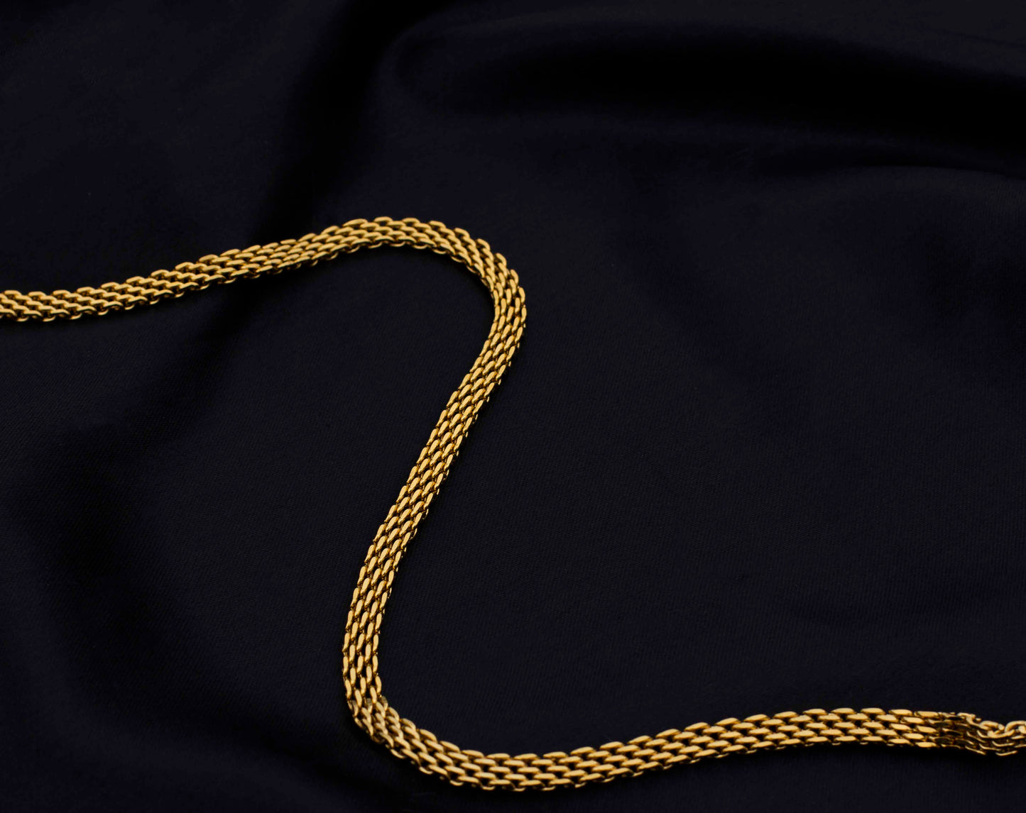 FLAT LINK CHAIN (GOLD) 6MM