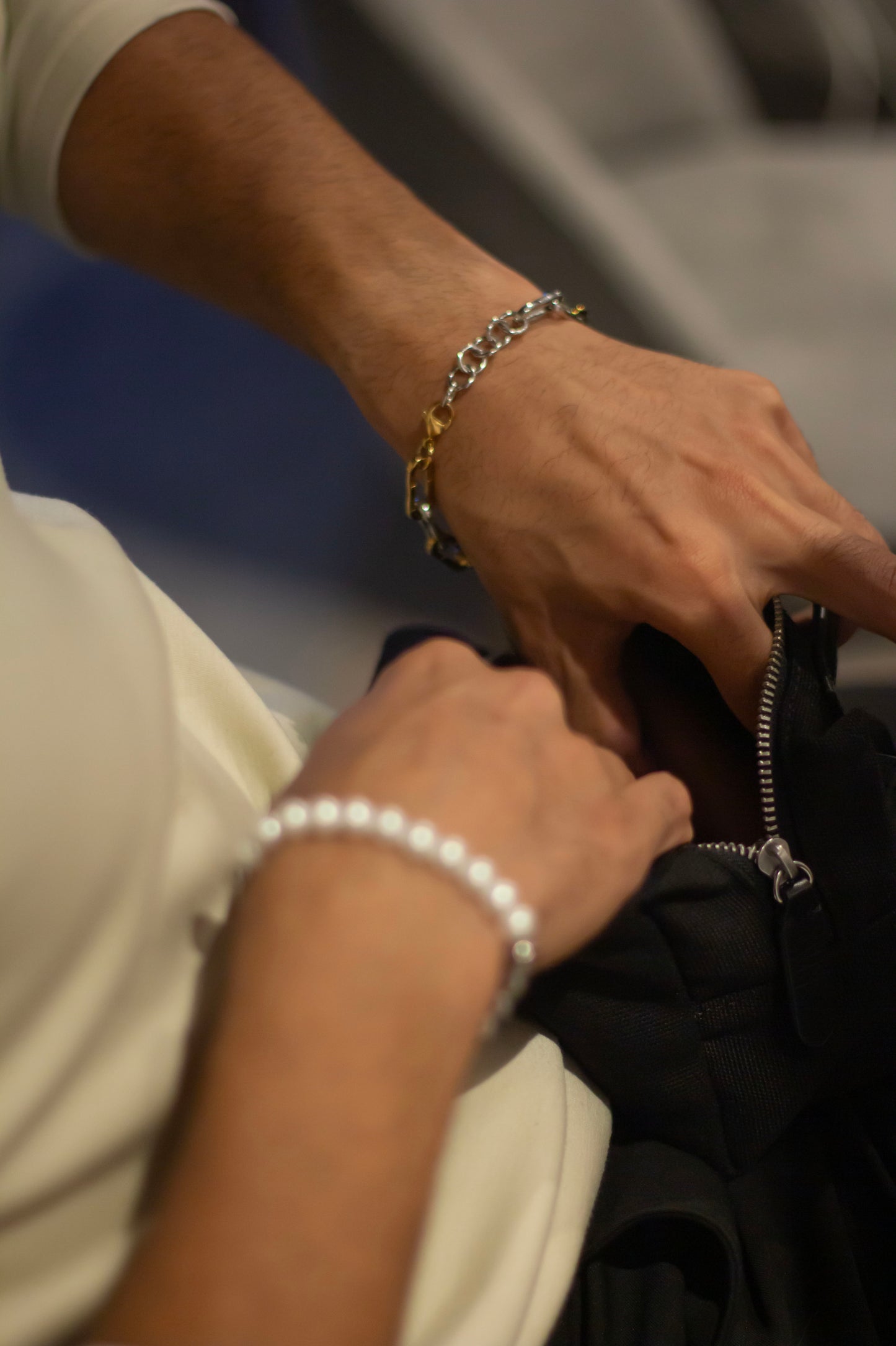 Men’s Two-Tone Link Bracelet