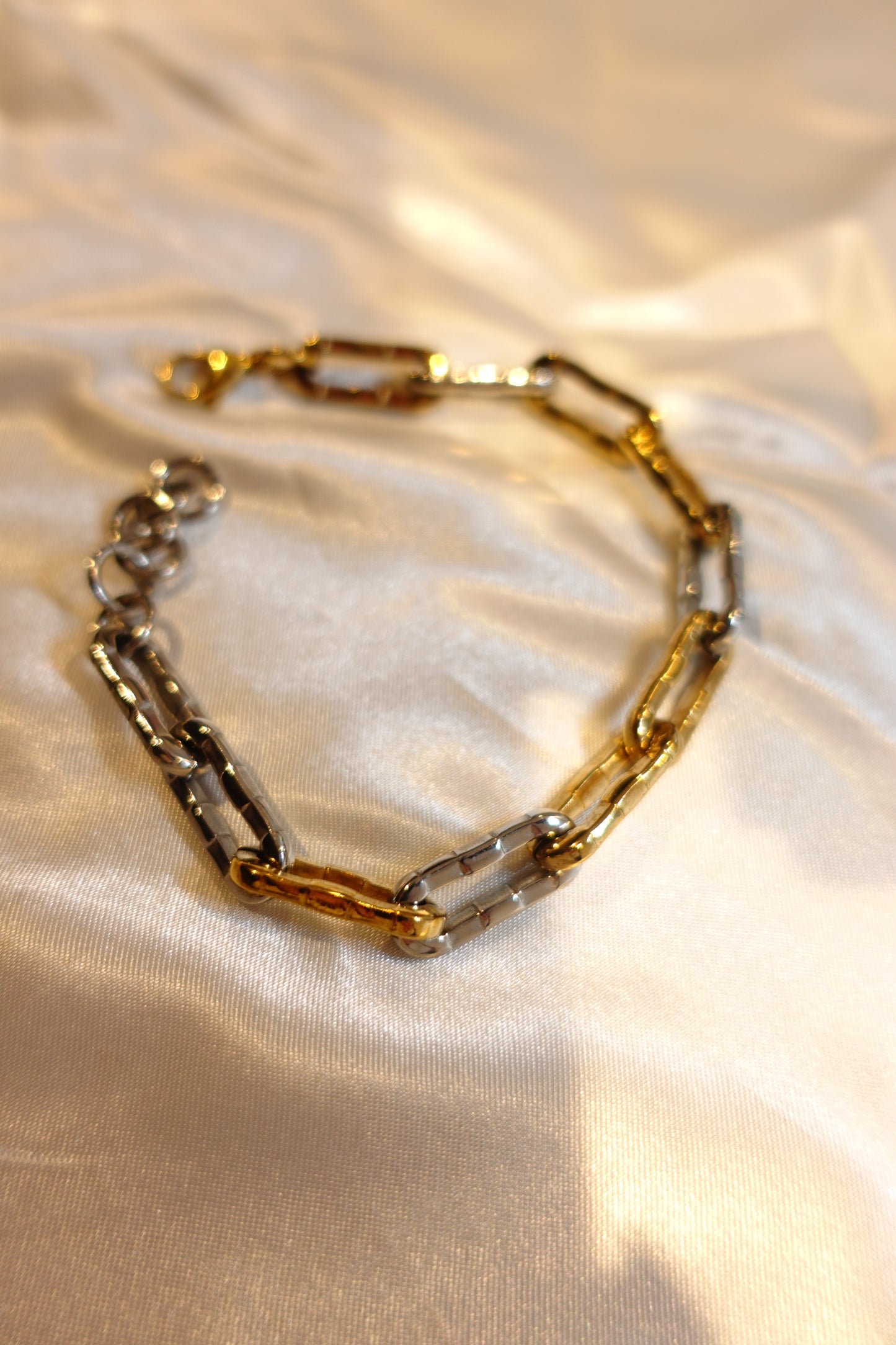 Men’s Two-Tone Link Bracelet