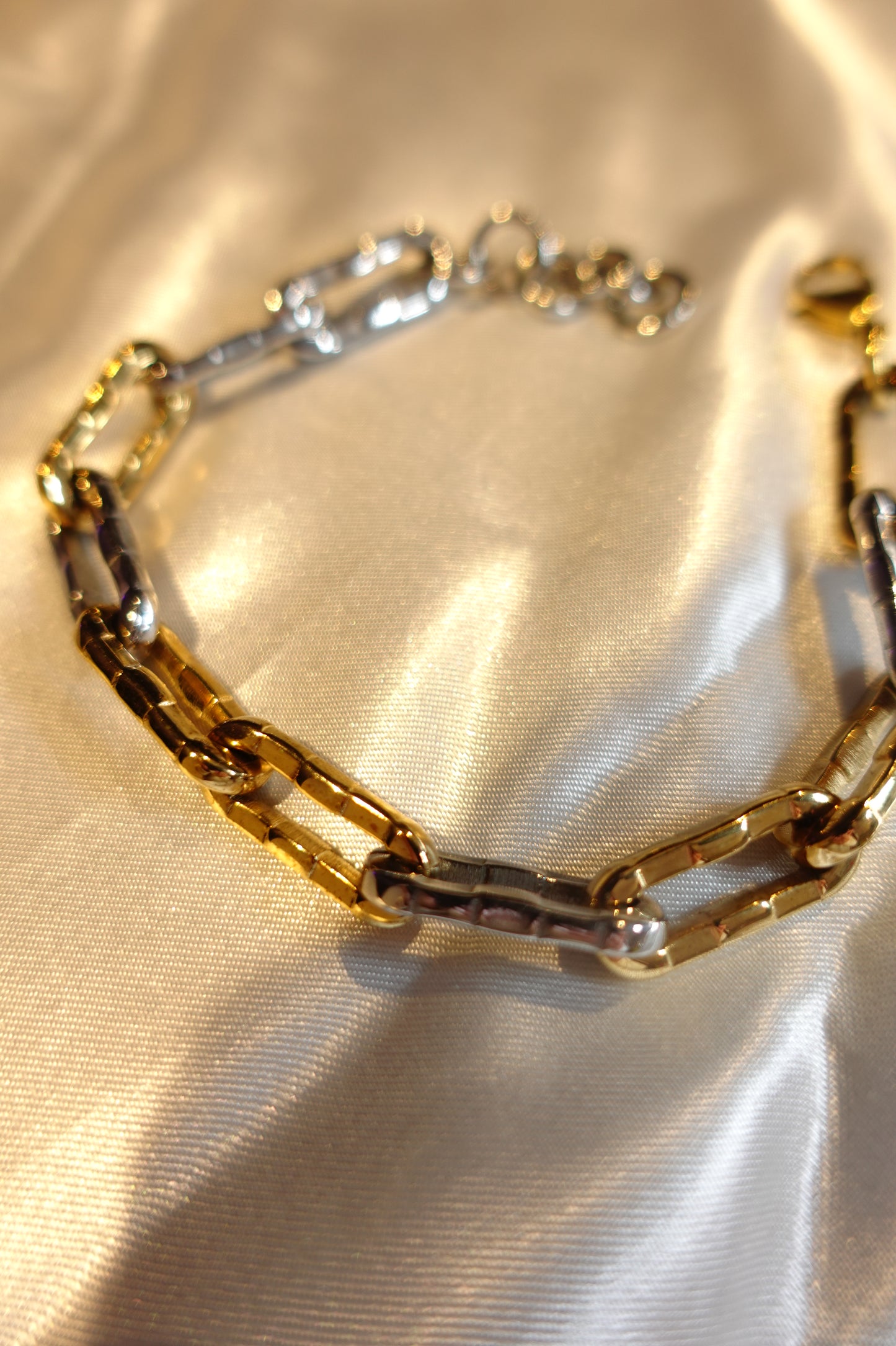 Men’s Two-Tone Link Bracelet