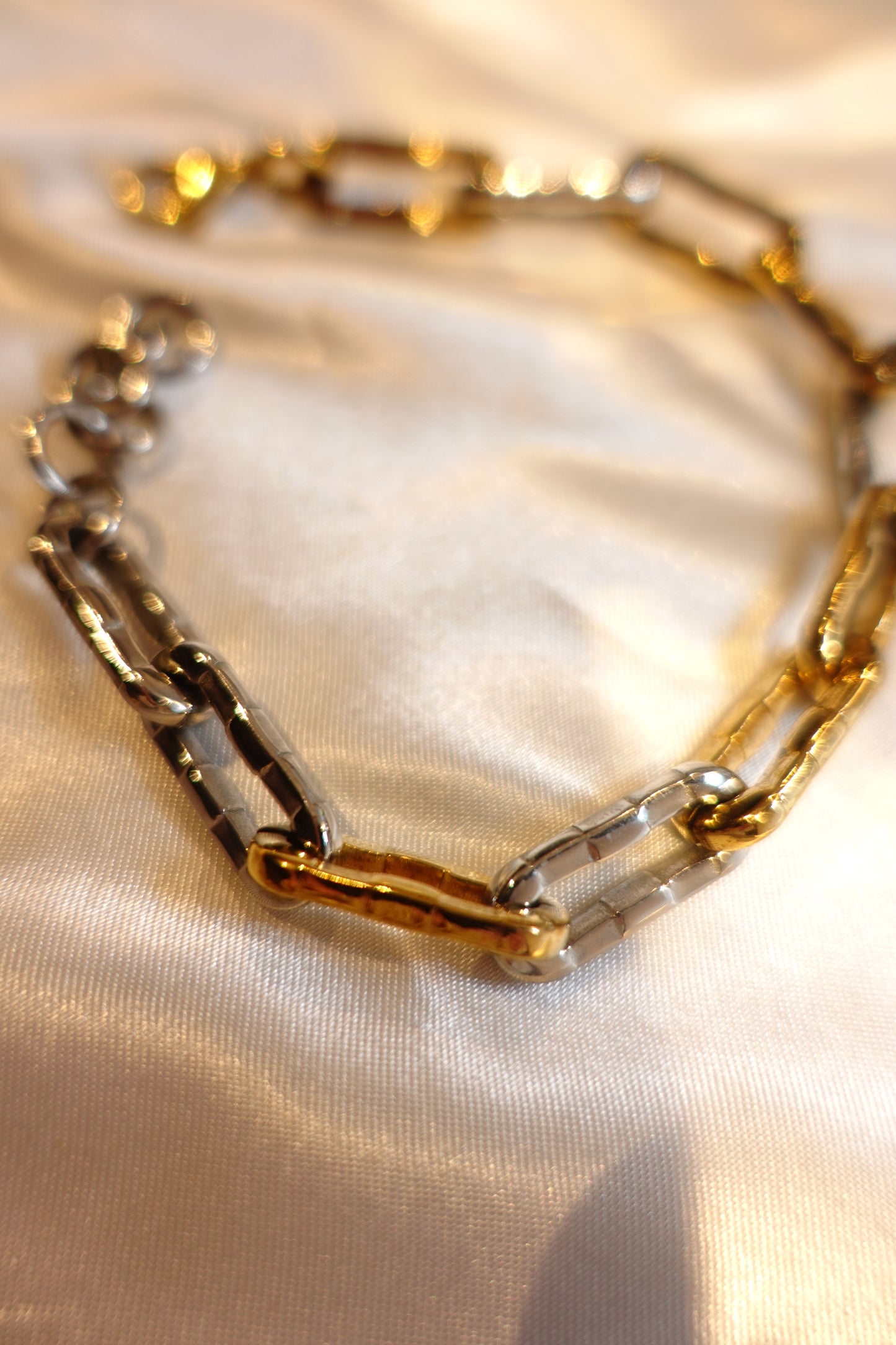 Men’s Two-Tone Link Bracelet