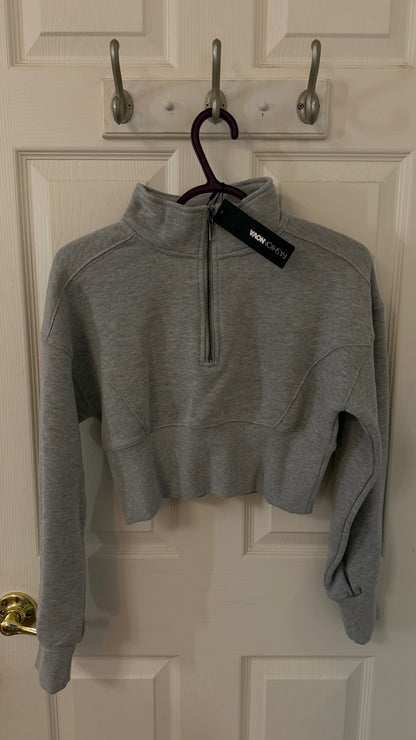 Cropped Fashion Nova Zip Up