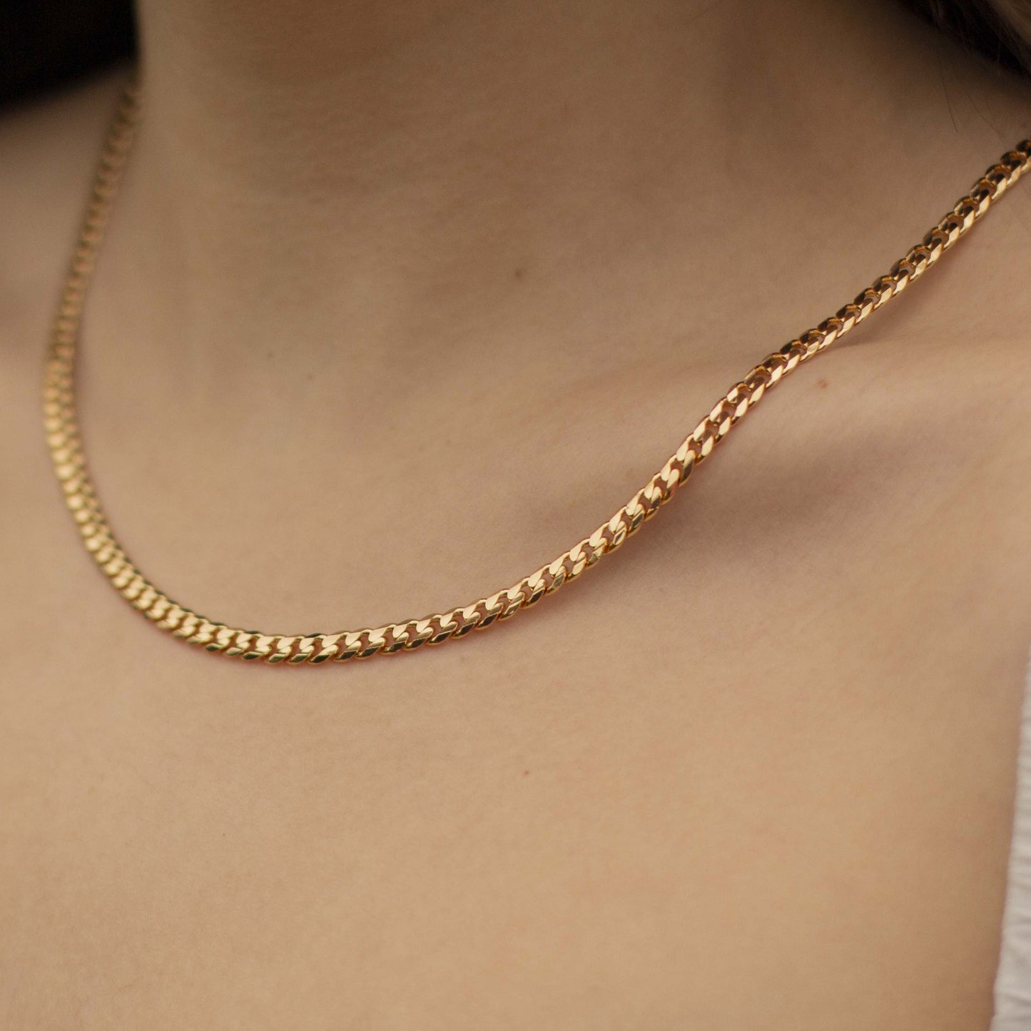 Gold Curb Chain