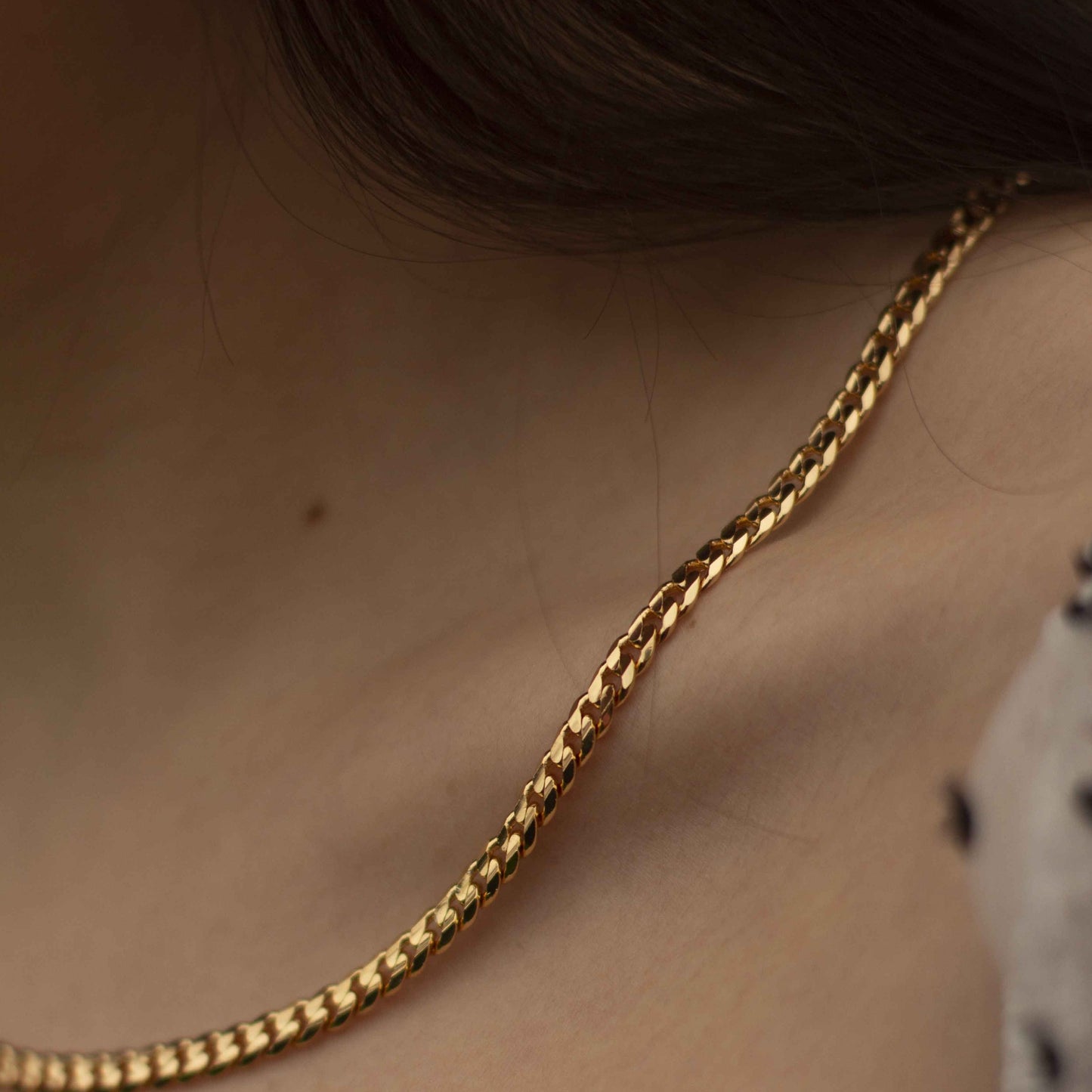 Gold Curb Chain