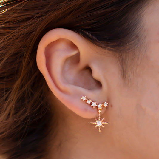 Dangle Star Earring