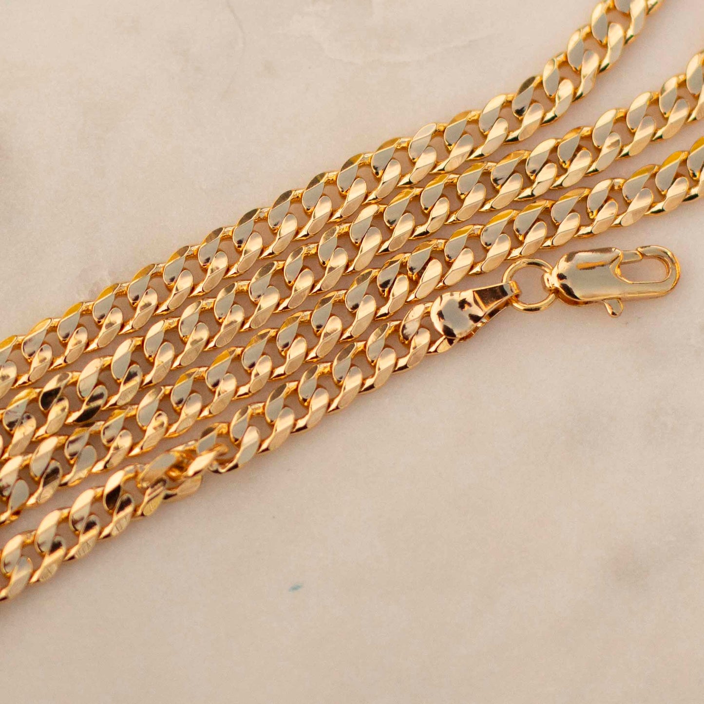 Gold Curb Chain