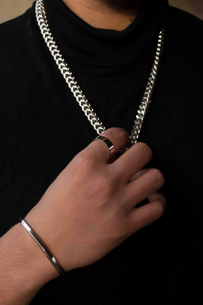 Silver-Tone Cuff Bracelet