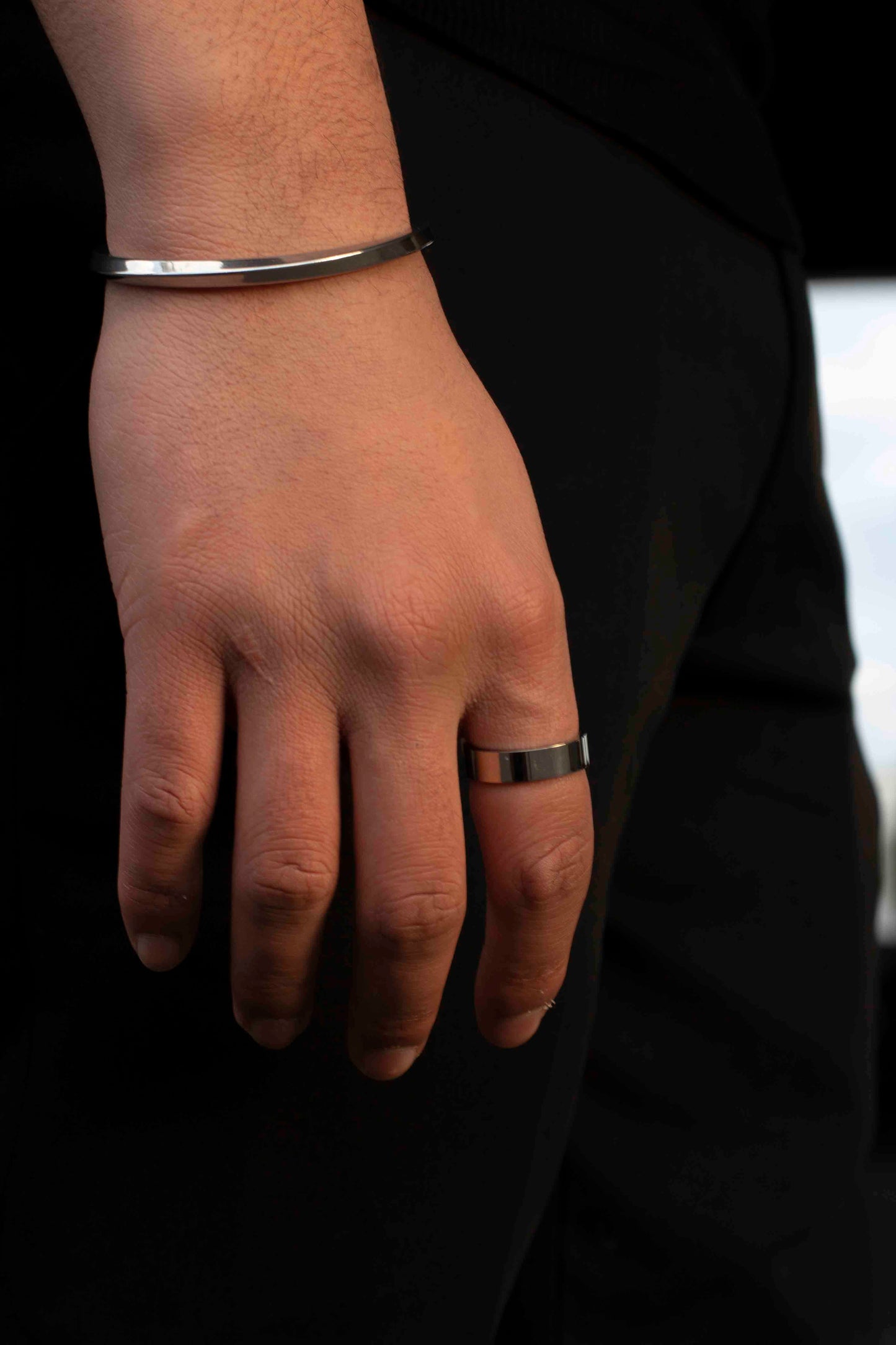 Silver-Tone Cuff Bracelet
