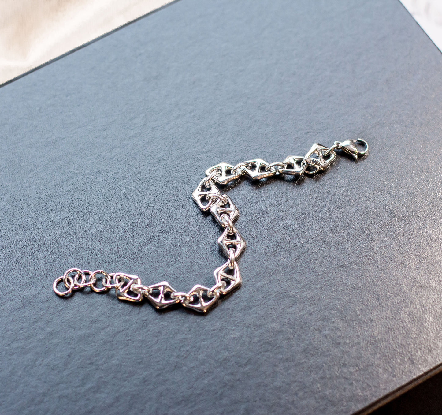 Men's Geometric Link Bracelet