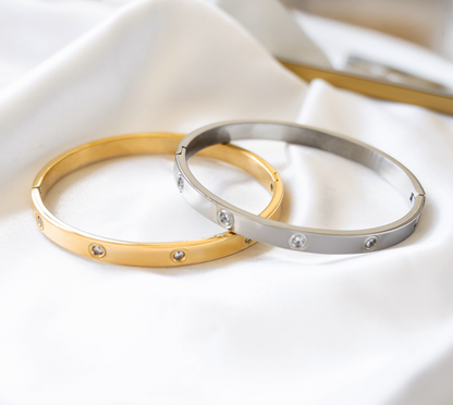 Amour Bangle Gold & Silver